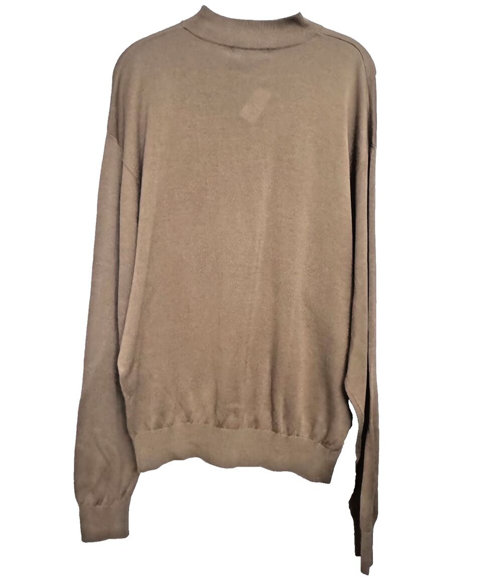 Baracuta Sweater Men's XXL  Brown Sweater NWT  classic minimalist
